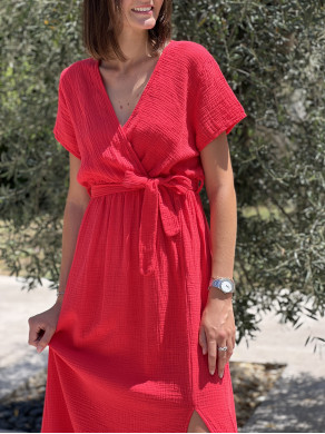 Robe Maëlle Rouge